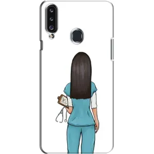 Силиконовый бампер (Работники) на Samsung Galaxy A20s (A207) (Доктор)