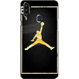 Силіконовый Чохол Nike Air Jordan на Самсунг А20с (2017) (Джордан 23)