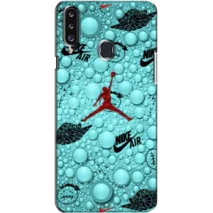 Силіконовый Чохол Nike Air Jordan на Самсунг А20с (2017) (Джордан Найк)