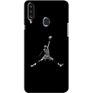 Силіконовый Чохол Nike Air Jordan на Самсунг А20с (2017) (Джордан)