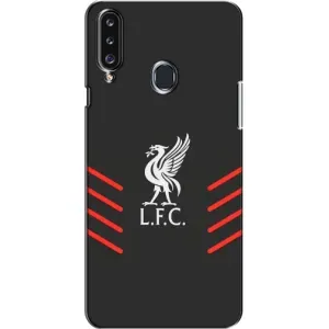 Силиконовые Чехлы принт Футбол на Samsung Galaxy A20s (A207) (Эмблема Liverpool)