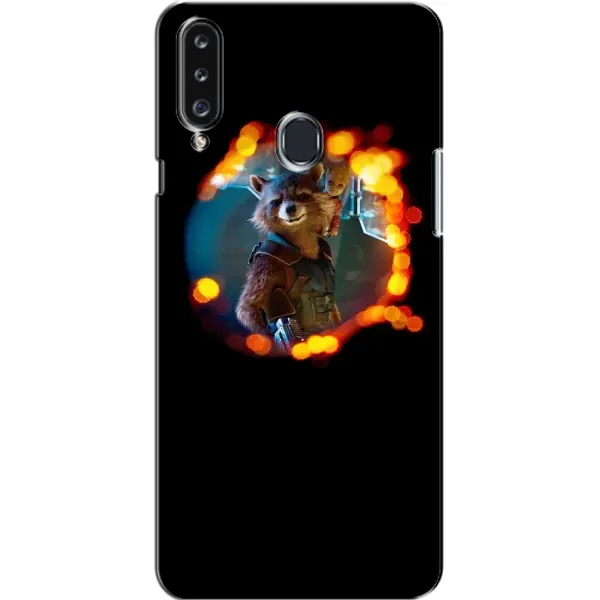 Чехол с рисунком «Енот Ракета» для Samsung Galaxy A20s (A207) Чехол с рисунком «Енот Ракета» для Samsung Galaxy A20s (A207)