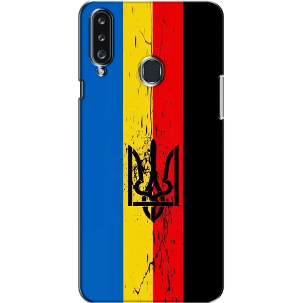Чехол с рисунком «Флаг УПА» для Samsung Galaxy A20s (A207) Чехол с рисунком «Флаг УПА» для Samsung Galaxy A20s (A207)