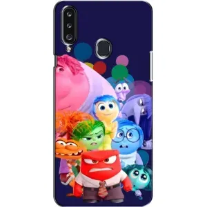 Чехол Головоломка для Samsung Galaxy A20s (A207) - (AlphaPrint) (Герои головоломки)