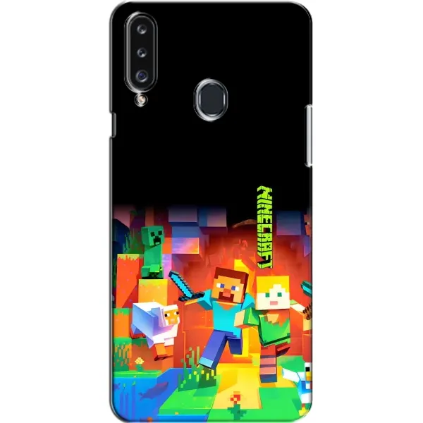 Чехол с рисунком «Герой Майнкрафт» для Samsung Galaxy A20s (A207) Чехол с рисунком «Герой Майнкрафт» для Samsung Galaxy A20s (A207)
