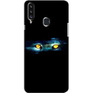 Чехлы с изображением разных животных для Samsung Galaxy A20s (A207) (Глаза)