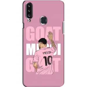 Чехлы Лео Месси в Майами на Samsung Galaxy A20s (A207) (GOAT MESSI)