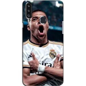 Чехол (TPU) с Футболистом на Samsung Galaxy A20s (A207) (Гол Мбаппе)
