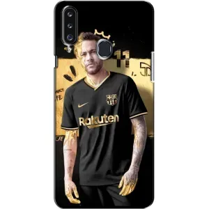 Силиконовый Чехол Samsung Galaxy A20s (A207) (Gold Neymar)