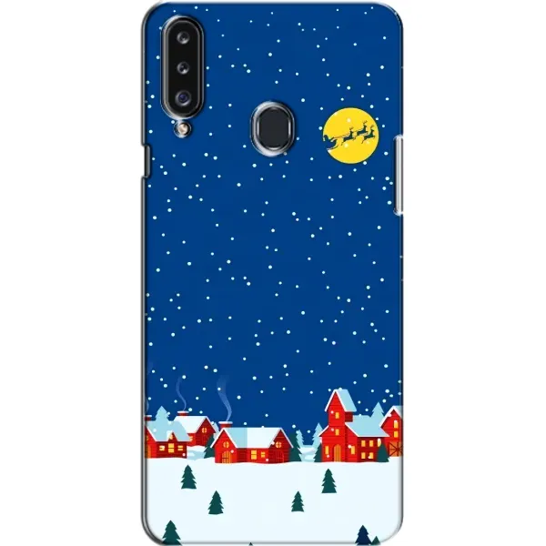 Чехол с рисунком «Город в снегу» для Samsung Galaxy A20s (A207) Чехол с рисунком «Город в снегу» для Samsung Galaxy A20s (A207)