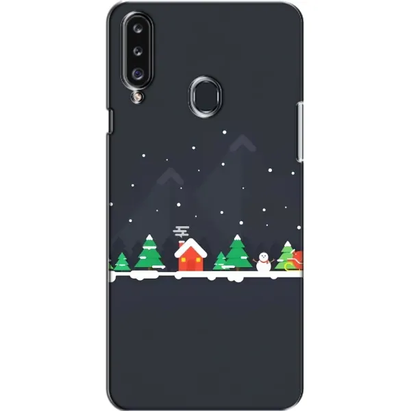 Чехол с рисунком «Город зимний» для Samsung Galaxy A20s (A207) Чехол с рисунком «Город зимний» для Samsung Galaxy A20s (A207)