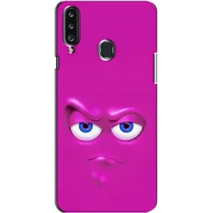 Силиконовые Чехлы (смешные стикеры) для Samsung Galaxy A20s (A207) (Хитрая мордочка)