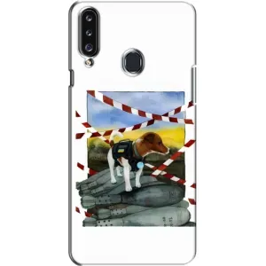 Чехол с принтом Собаки Патрон для Samsung Galaxy A20s (A207) (Храбрый Патрон)
