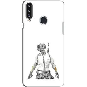 Чохол з картинкою "Герой Pubg" на Samsung Galaxy A20s (A207) (З літер)
