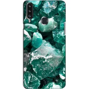 Чохол (Дорого-богато) на Samsung Galaxy A20s (A207) (Смарагд)