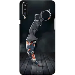 Чехол КИБЕРСПОРТ для Samsung Galaxy A20s (A207) (Кинжал КС ГО)