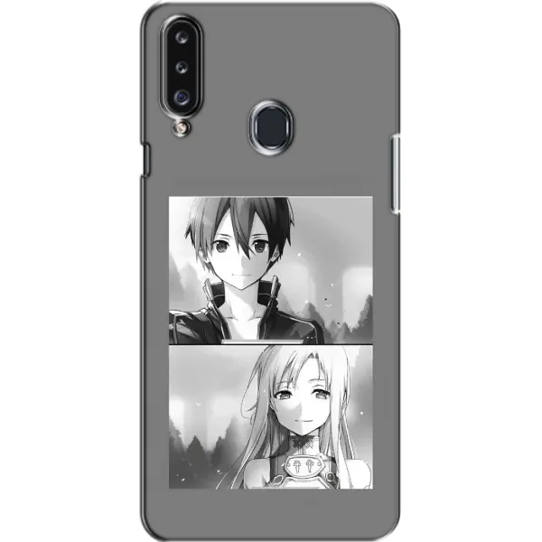 Чехол с рисунком «Кирито-Асуна» для Samsung Galaxy A20s (A207) Чехол с рисунком «Кирито-Асуна» для Samsung Galaxy A20s (A207)