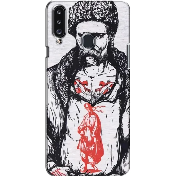 Чехол с рисунком «Кобзарь» для Samsung Galaxy A20s (A207) Чехол с рисунком «Кобзарь» для Samsung Galaxy A20s (A207)