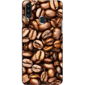Чохол з зображенням смачної їжі для Samsung Galaxy A20s (A207) (Кава)