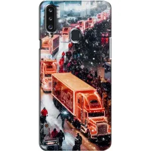 Чехлы на Новый Год Samsung Galaxy A20s (A207) (Кока Кола)