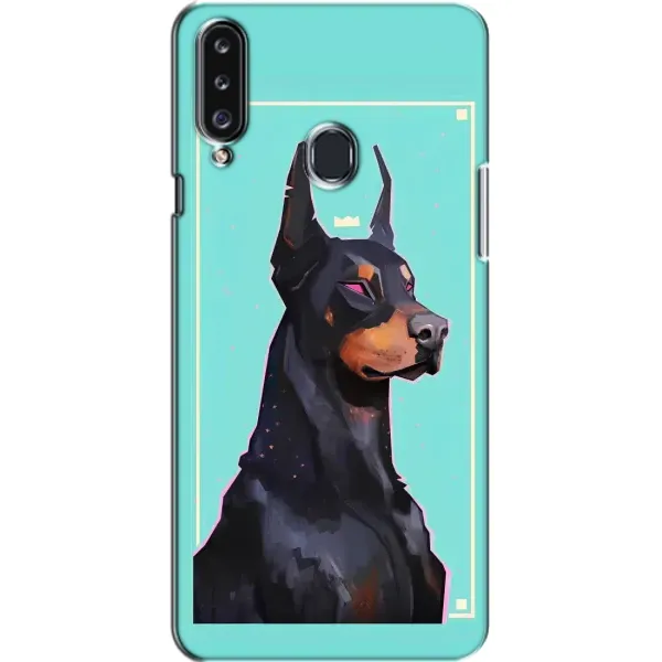 Чехол с рисунком «Король доберман» для Samsung Galaxy A20s (A207) Чехол с рисунком «Король доберман» для Samsung Galaxy A20s (A207)