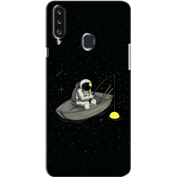 Чехол с рисунком «Космонавт на рыбалке» для Samsung Galaxy A20s (A207) Чехол с рисунком «Космонавт на рыбалке» для Samsung Galaxy A20s (A207)
