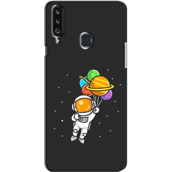 Чехол с рисунком «Космонавт с шариками» для Samsung Galaxy A20s (A207) Чехол с рисунком «Космонавт с шариками» для Samsung Galaxy A20s (A207)