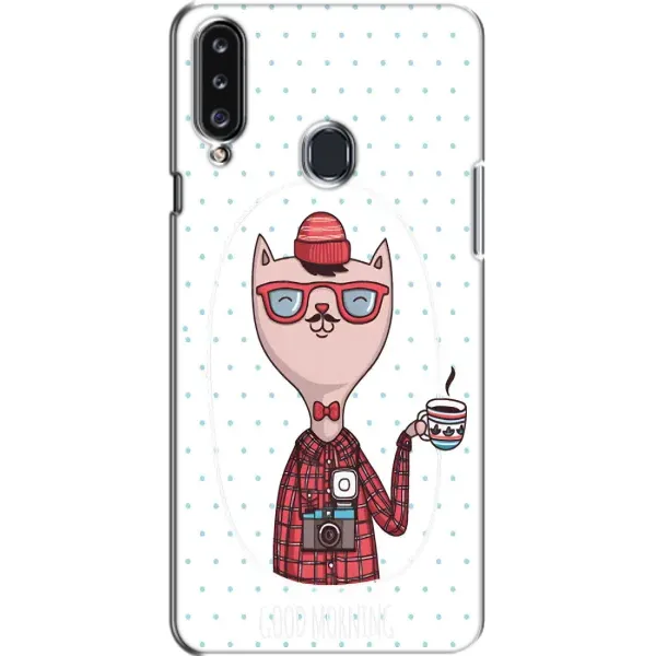 Чехол с рисунком «Кот аристократ» для Samsung Galaxy A20s (A207) Чехол с рисунком «Кот аристократ» для Samsung Galaxy A20s (A207)
