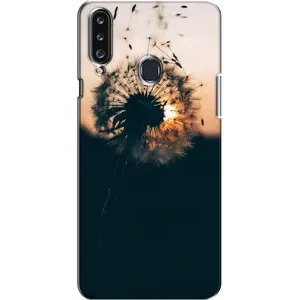 Силіконовий Чохол з кульбабками на Samsung Galaxy A20s (A207) (Гарна кульбабка)