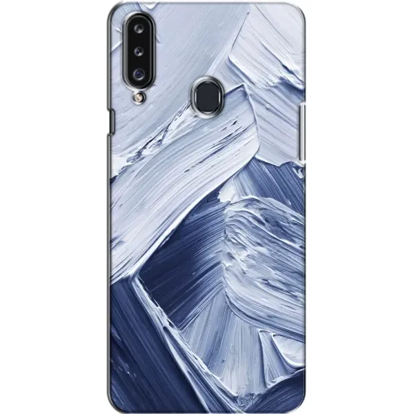 Чехол с рисунком «Краски мазки» для Samsung Galaxy A20s (A207)