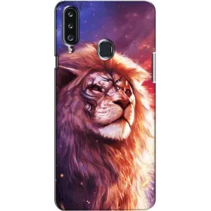 Чехол с картинкой на Samsung Galaxy A20s (A207) (Красочный ЛЕВ)