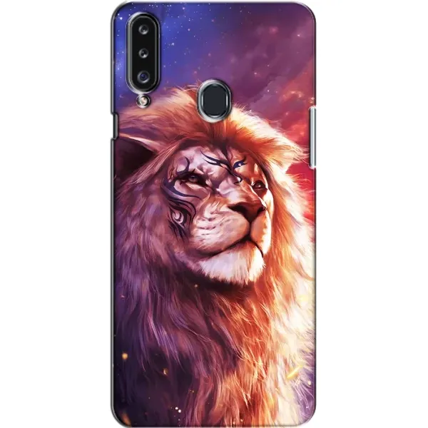 Чехол с рисунком «Красочный ЛЕВ» для Samsung Galaxy A20s (A207) Чехол с рисунком «Красочный ЛЕВ» для Samsung Galaxy A20s (A207)