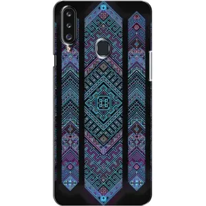 Силиконовый Чехол на Samsung Galaxy A20s (A207) (Крутой орнамент)