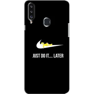 Силіконовый Чохол на Samsung Galaxy A20s (A207) з картинкою НАЙК (Later)