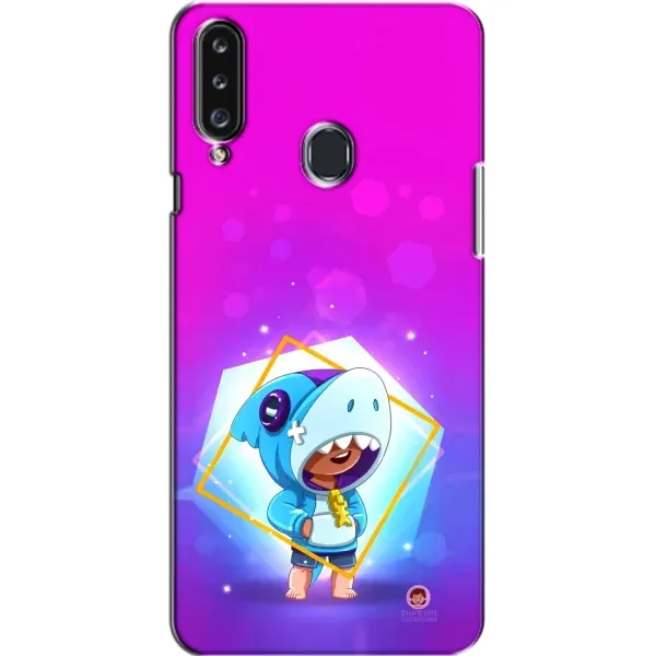 Чехол с рисунком «Леон в костюме Акулы» для Samsung Galaxy A20s (A207)