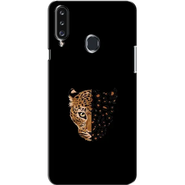Чехол с рисунком «Леопард на черном» для Samsung Galaxy A20s (A207) Чехол с рисунком «Леопард на черном» для Samsung Galaxy A20s (A207)