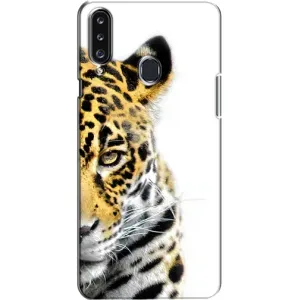 Чехлы с изображением разных животных для Samsung Galaxy A20s (A207) (Стильный Леопард)