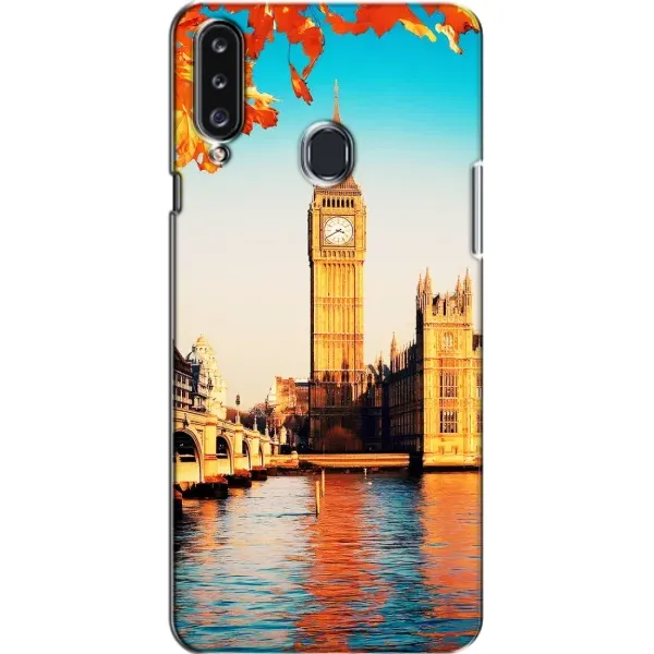 Чехол с рисунком «Летний Лондон» для Samsung Galaxy A20s (A207)