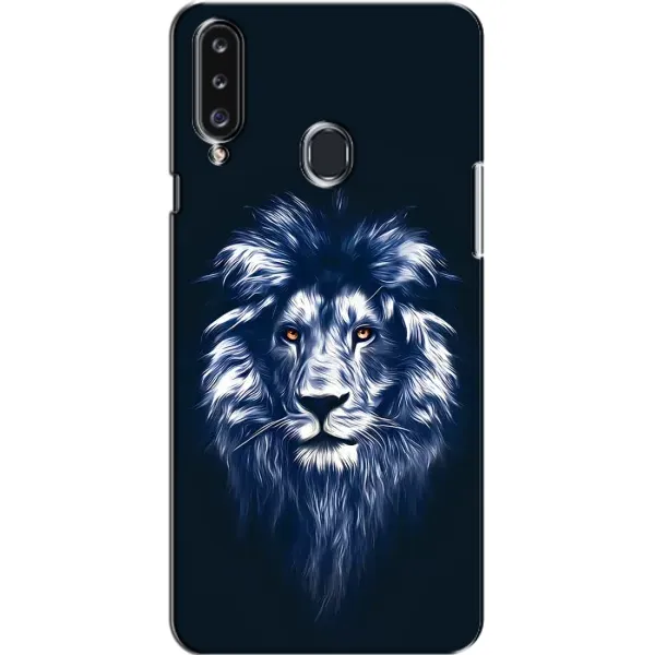 Чехол с рисунком «Лев - синий» для Samsung Galaxy A20s (A207) Чехол с рисунком «Лев - синий» для Samsung Galaxy A20s (A207)