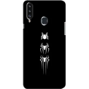 Чохол Супергерой Людина Павук на Samsung Galaxy A20s (A207) (Лого павука)