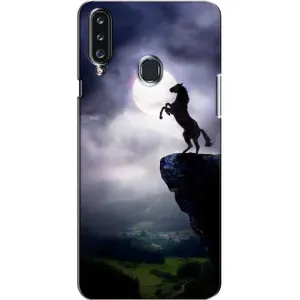 Чехлы с изображением разных животных для Samsung Galaxy A20s (A207) (Лошадь)