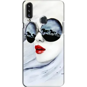 Чохол з картинкою Модні Дівчата Samsung Galaxy A20s (A207) (Любителька коней)