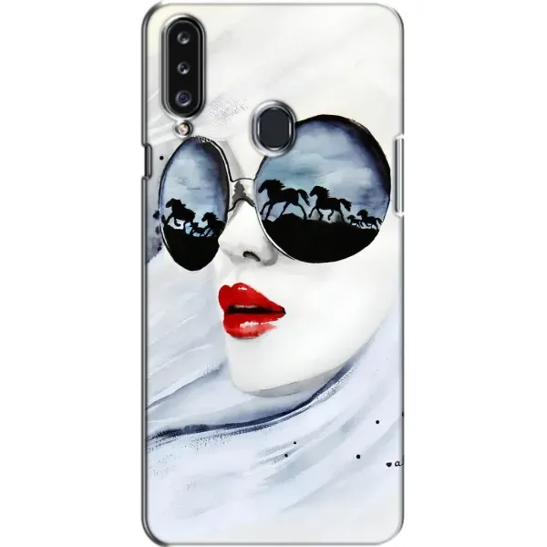 Чехол с рисунком «Любительница коней» для Samsung Galaxy A20s (A207) Чехол с рисунком «Любительница коней» для Samsung Galaxy A20s (A207)