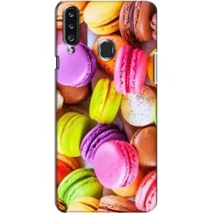 Чохол з зображенням смачної їжі для Samsung Galaxy A20s (A207) (Макаруни)
