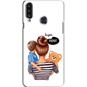 Чохли для МАМИ на Samsung Galaxy A20s (A207) (Мама і син)