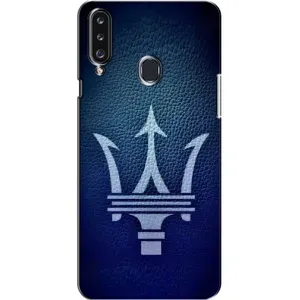 Чехлы с тематикой "Крутые машины" на Samsung Galaxy A20s (A207) (Лого Maserati)