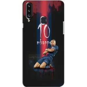 Чехол (TPU) с Футболистом на Samsung Galaxy A20s (A207) (MBAPPE 10)