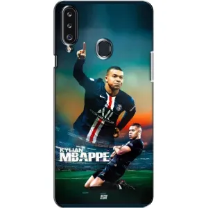 Чехол (TPU) с Футболистом на Samsung Galaxy A20s (A207) (MBAPPE)