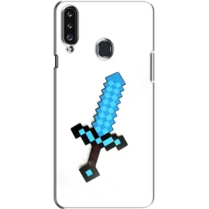 Чохли для Samsung Galaxy A20s (A207) (Персонажі МайнКрафт) (Меч)