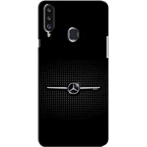 Силиконовый бампер с картинкой машины на Samsung Galaxy A20s (A207) (Mercedes)